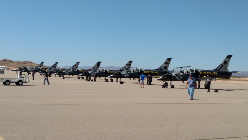Aviones militares en el aeropuerto regional de St. George, Utah, fecha no especificada | Foto cortesía de Brad Kitchen, Noticias St. George